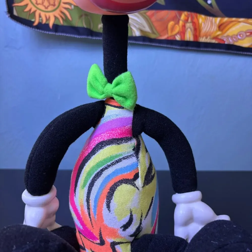 Vintage 1994 Ertl Jibba Jabber noise maker Toy Colorful 90s 15" Plush Silly Kids - Picture 5 of 16